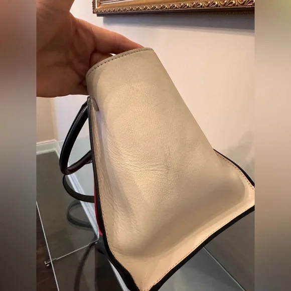 Celine Tricolor Leather Medium Trapeze Bag - Picture 11 of 16
